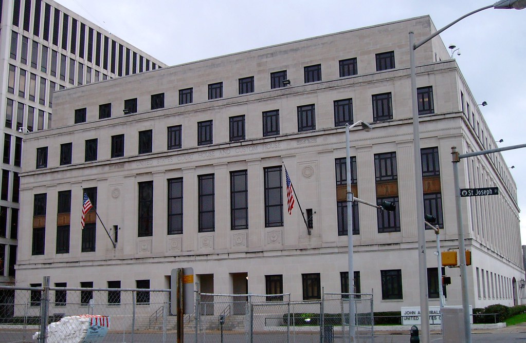 Mobile Alabama Federal Courthouse 1970's